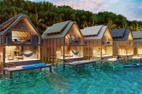 virgin islands bungalows overwater.